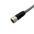 Cable de arnés de alambre de enchufe hembra de 12 polos M12 M12