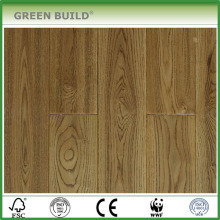 Random Length Ash Hand scraped Oak color Solid Wood Flooring