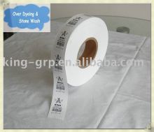 Nylon Taffeta Label Fabric for thermal transfer printing