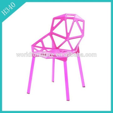 2014 high quality pink chair plastic