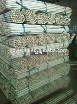 wood pvc coated wooden handle/ mop stick