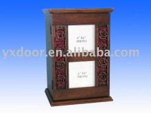 Antique wood CD/DVD Box( 58537A) wooden CD cabinet & RACK