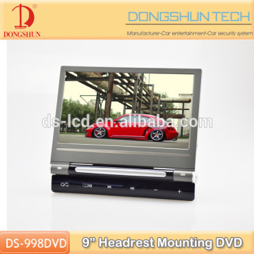 9" auto headrest dvd with IR and FM transmitter