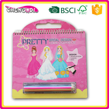 SUPER STYLE newest fashionable decorating book with PP stencil