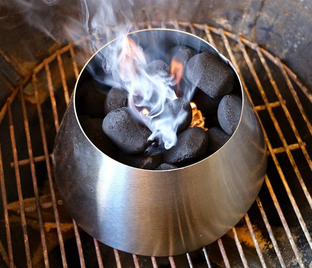 Košarica od nehrđajućeg čelika držači ugljena BBQ pribor