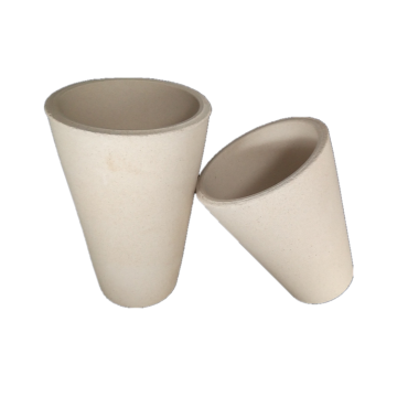 Porcelain Fire Assay Crucible for Gold Melting Lab Use
