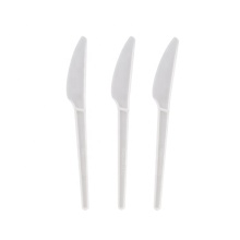 Modern Green CPLA 6 Inch Plastic Cake Knife Dinnerware Set for Camping