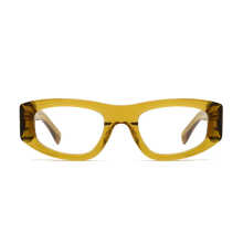 Newest Trendy Full Rim Thick Rectangle Lenses Acetate Temples Optical Frames Glasses