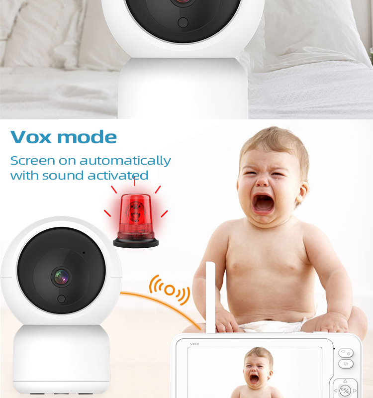 Wireless Monitor Infant Baby Monitor with Night Vision