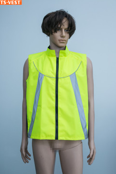 300D polyester oxford fabric with pu coating safety jacket