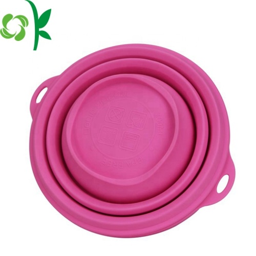 Eco-friendly Durable Travel Silicone Folding Bowl