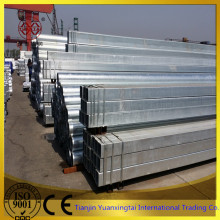 section steel black annealing and galvaized square pipe price