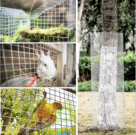 galvanized welded wire mesh for fence panel,rabbit cage welded mesh,bird cage