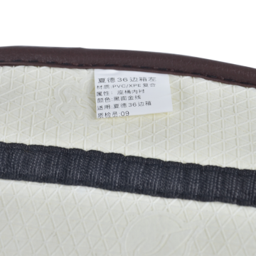 Piaggio Vespa Luggage Compartment Embossed Leather Seat Cushion for Factory Delivery