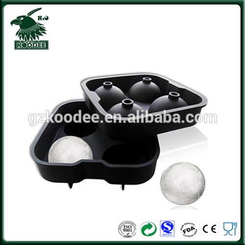 Football shaped lfgb silicone ice cube tray ice ball/jelly/pudding