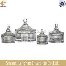 Round Large Tea Coffee Sugar Storage Glass Jar