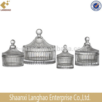 Round Large Tea Coffee Sugar Storage Glass Jar