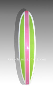 Color stripe design fiberglass Mini-Mal surfboard
