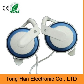 Portable colorful cheap ear hook headphones