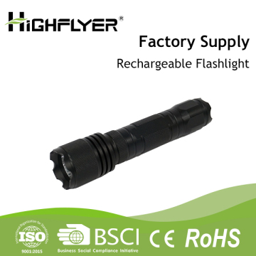 Highflyer rechargeable led torch flashlight with powerbank