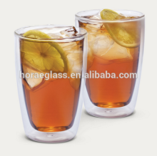 Custom double wall glass exquisite double wall glass / double walled glass