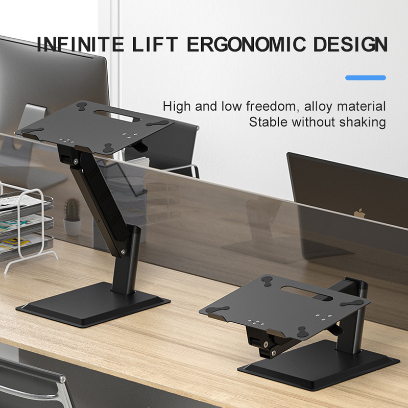 Ergonomic Laptop Stand For Desk, Laptop Riser Stand