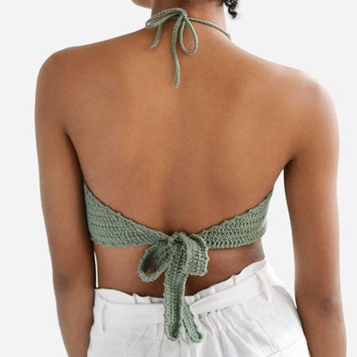 Hot Fashion Crochet A Halter Top