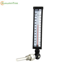 SS316 250MM 2% Adjustable Industrial Angle Glass Thermometer