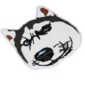 Cartoon Husky Dogs Towel แพทช์เชือกเย็บปักถักร้อย Chenille