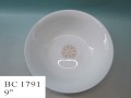 9" osso novo, saladeira de porcelana de ossos