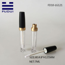 Matte Cosmetic Custom gold ring LipGloss Case