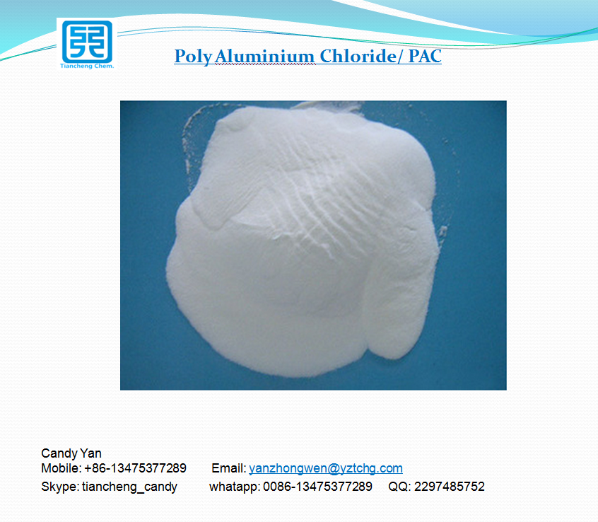 white Poly aluminium Chloride for paper waster water treatment