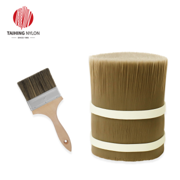 PBT wavy paintbrush bristle