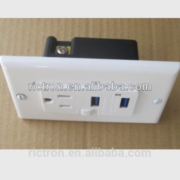 universal wall socket usb charger