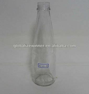 Beverage glass bottle