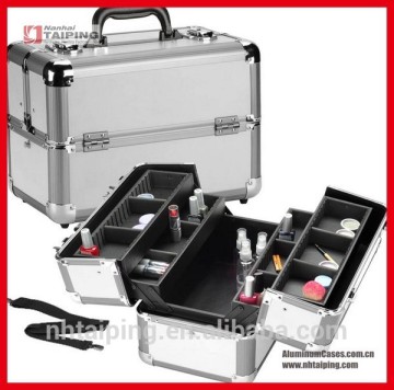 Silver Aluminum Sunrise Beauty Case Professional Beauty Case Sunrise Beauty Case