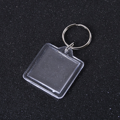 Wholesale Custom Transparent Acrylic Keychain High-quality Creative Advertisement Gift Keychain