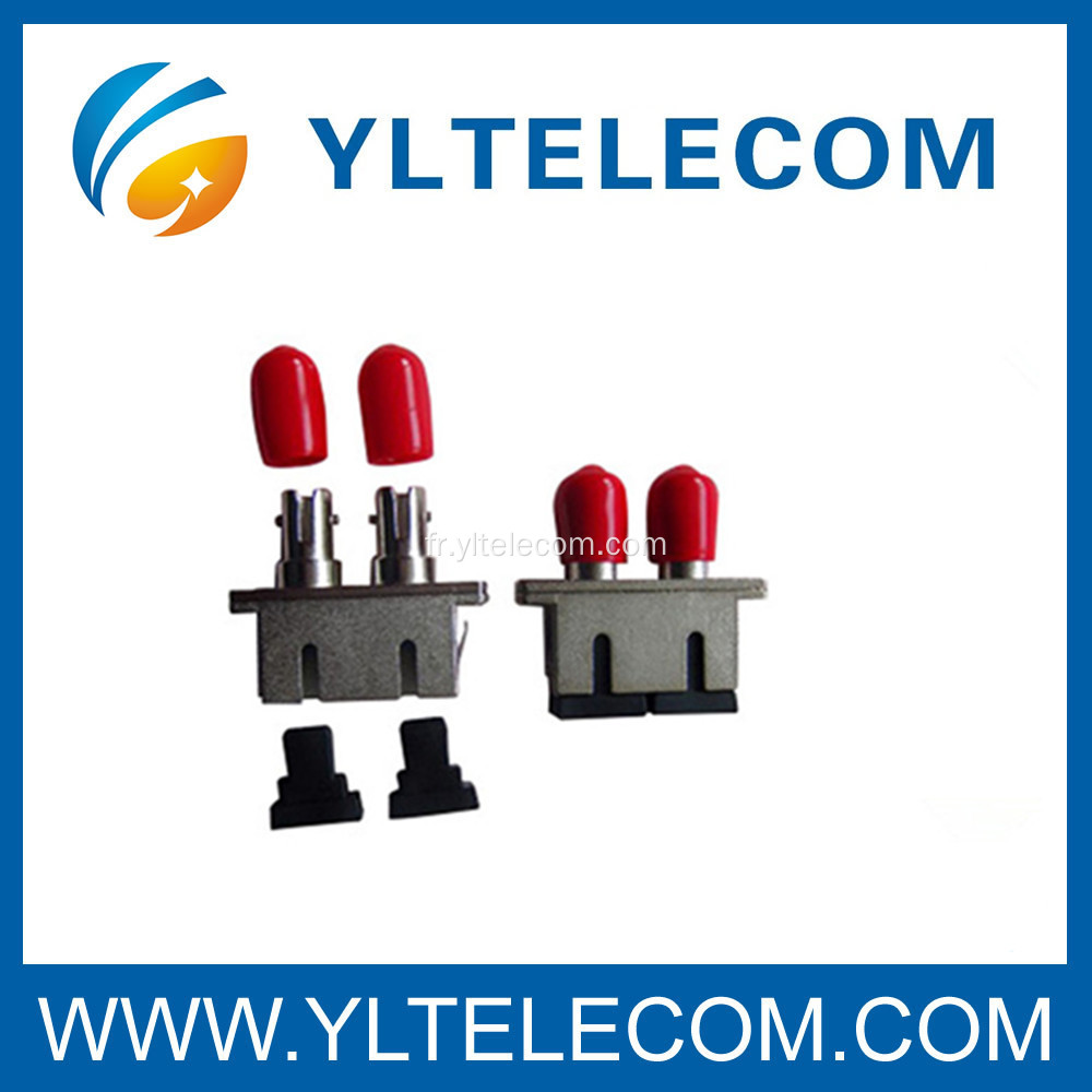 SC à l'adaptateur optique hybride de ST duplex ou au mode simple en céramique de zircone simplex