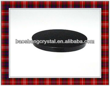 Hot sale! black oval crystal trophy base