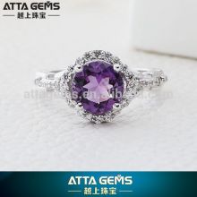 Ring design hand-made large natural gemstone rings