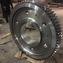Hard tooth face large forged drive ring gear
