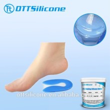 Medical grade health care foot silicone insole /silicone rubber pads