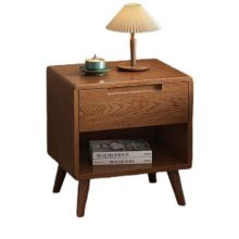 Quality Assured Stable Four-Legged Antique Mahogany Nightstand