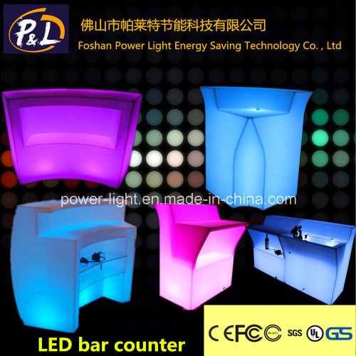 Outdoor Rechargeable Color Changing LED Furniture Bar Counter