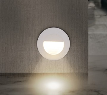 Round outdoor led stair light