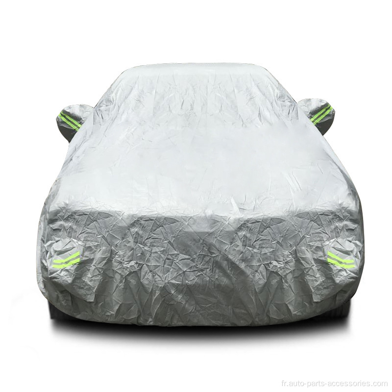 Couverture de voiture à épreuvance de neige à poussière de vent portable pliant