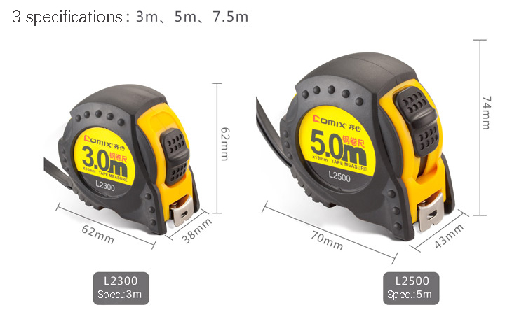 Wholesale Cheap Popular New Designed High Visibility Blade Marking Steel Tape Measure with Blade Lock