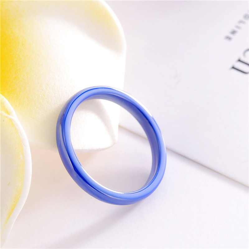 2019 hot sale custom ceramic ring wholesale 3MM ceramic zirconia ring space ceramic couple ring