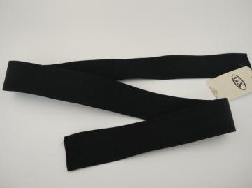 Black 50mm plain pattern PP webbing