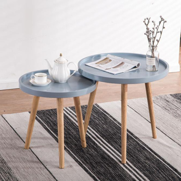 Scandinavian Style Wooden Coffee and End Tables Set - Wholesale